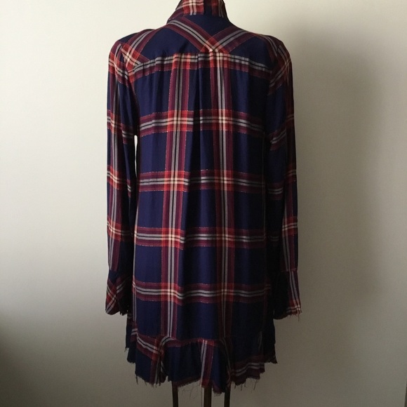 Guess plaid cardi/tunic - Picture 3 of 7